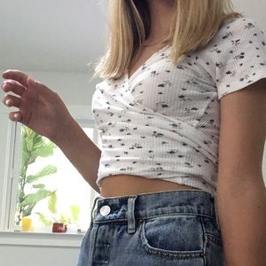 Rare Blue Floral Rae Top!!